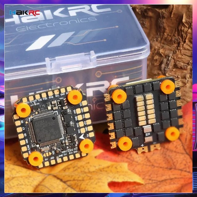 HAKRC F7220 V2 F7 Mini Flugcontroller und 4in1 ESC Stack in Schwarz für RC FPV Racing Drohnen - Bild 1