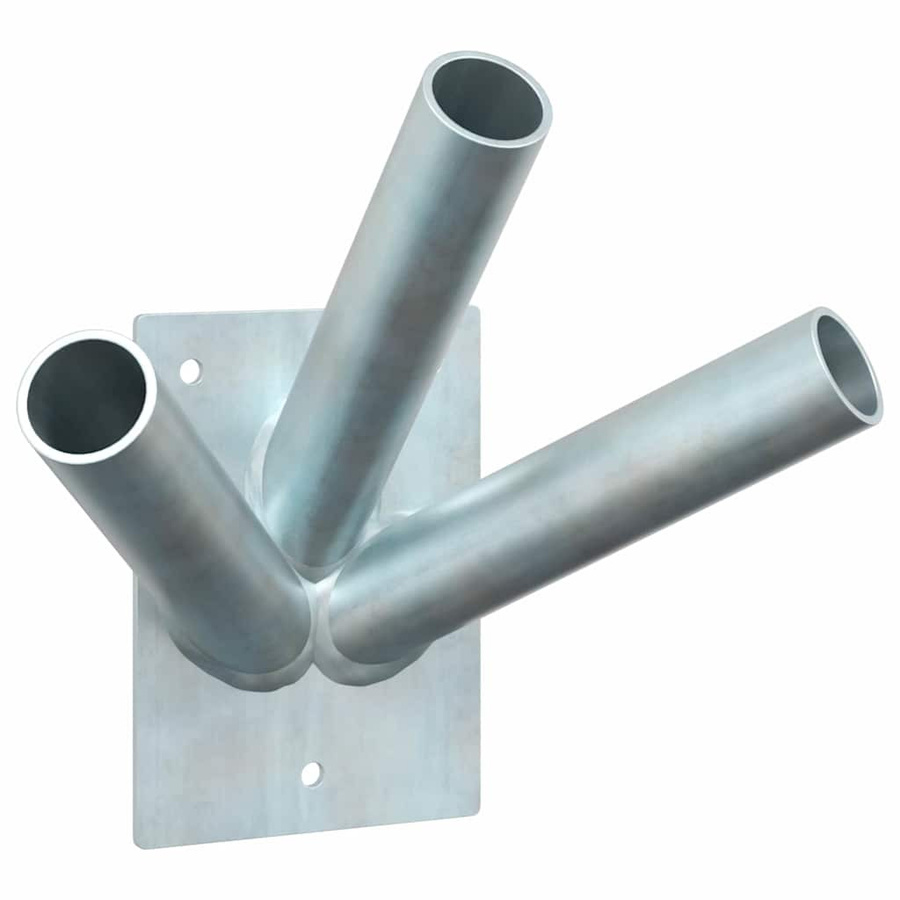Fahnenmast Halter VD Home Furnishing aus Edelstahl in Silber, B/H/T: 10,5 x 7,5 x 0,2 cm - Bild 2