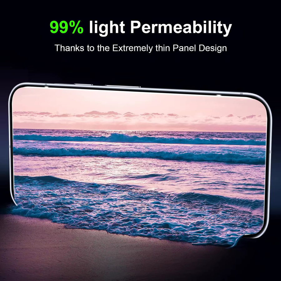 Set aus 2 bis 4 Displayschutzfolien aus gehärtetem Glas für XIAOMI 15T, 6,83 Zoll, transparent, HD und kratzfest - Bild 4