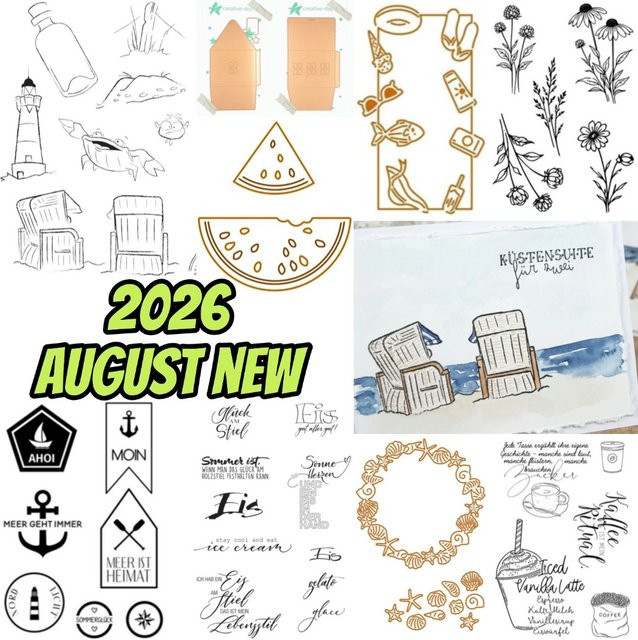 Cake Shopping Metall-Stanzformen für Scrapbook und DIY-Grußkarten in Gold - Bild 1