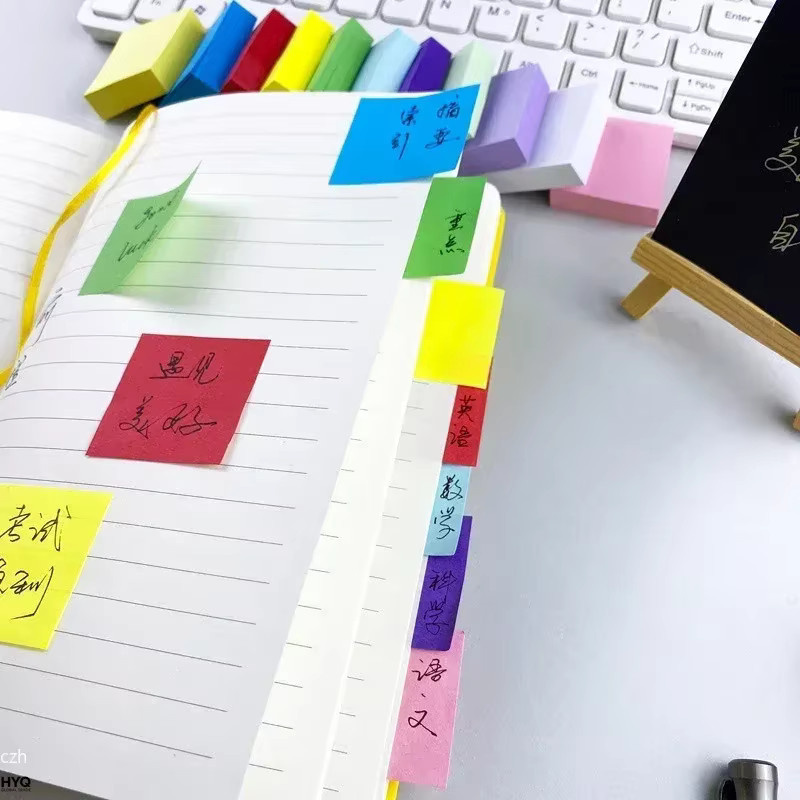 Post-it 11-teiliges Set fluoreszierende Haftnotizen und Planer-Sticker in Multicolour - Bild 3