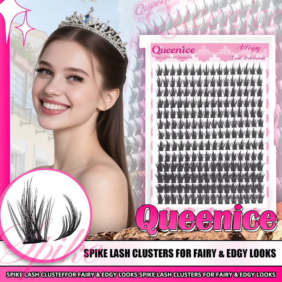 QUEENICE D-Curl Kunstwimpern, Natürliches Volumen, Unisex - Bild 3