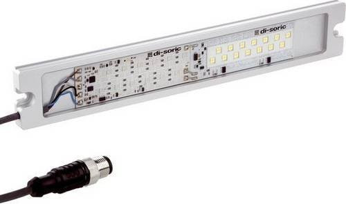 Di-soric 212780 LED-Maschinenbeleuchtung RGB in Silber und Weiß aus Aluminium für den industriellen Einsatz mit IP67 Schutzklasse - Bild 1