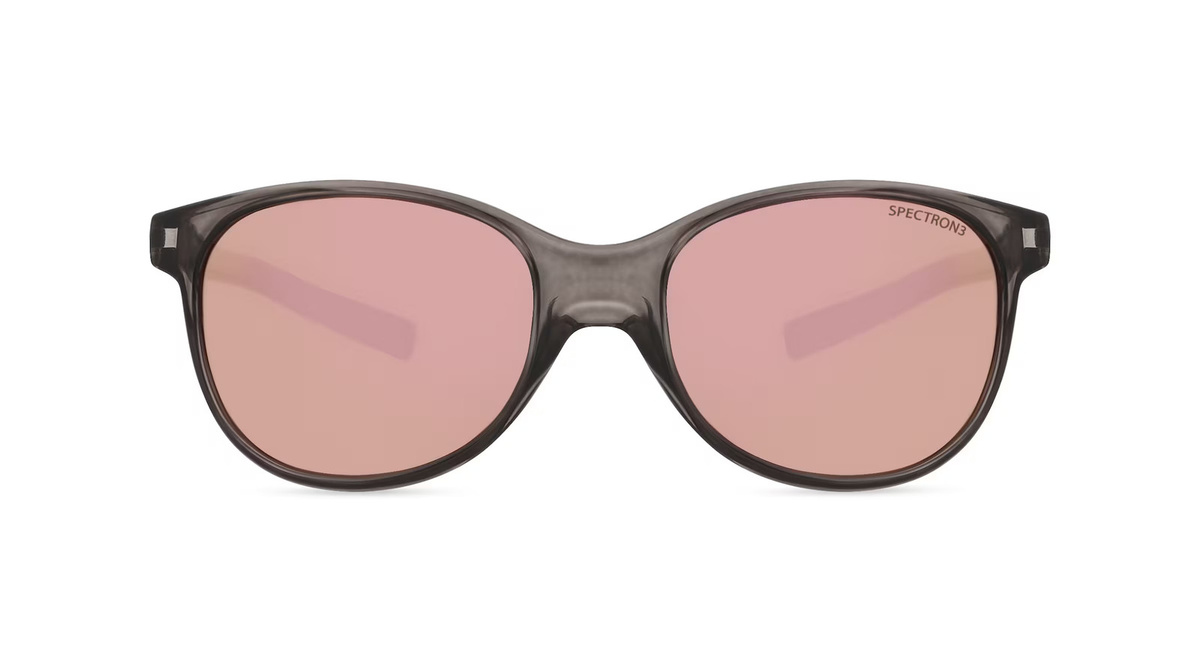 Julbo LIZZY Kinder-Sonnenbrille, Vollrand, Rund, Kunststoff, Schwarz, Grau - Bild 1