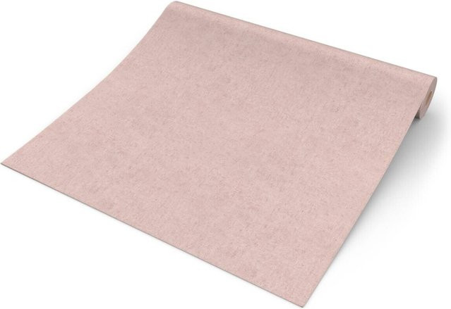 Erismann Vliestapete Uni Rosa Breite: 53 cm, Länge: 1005 cm - Bild 1