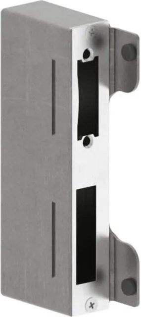 FeNau Gegenkasten aus Edelstahl in Silber zum Anschweißen für 30 mm Schlosskasten - Bild 1