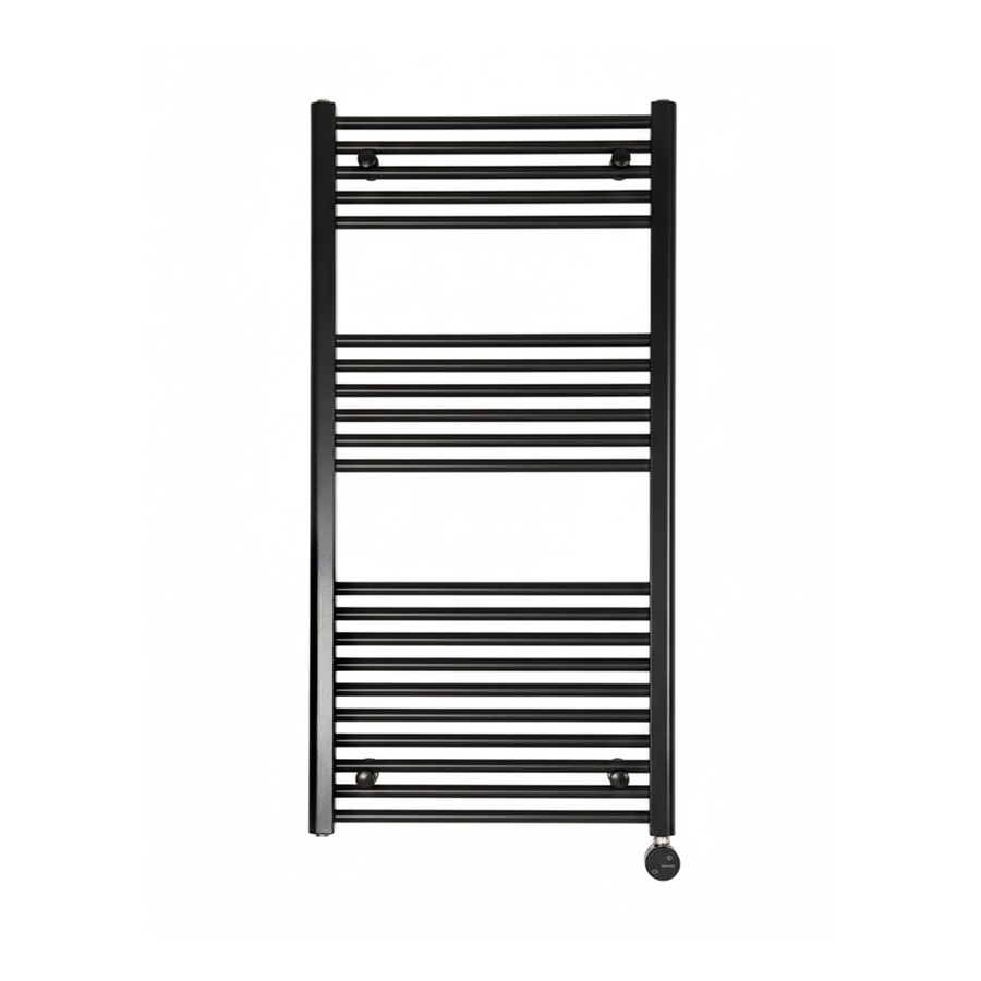 anapont Elektrischer Badheizkörper mit WiFi und Bluetooth in Schwarz, Handtuchheizung B/H: 60 x 117,5 cm - Bild 2