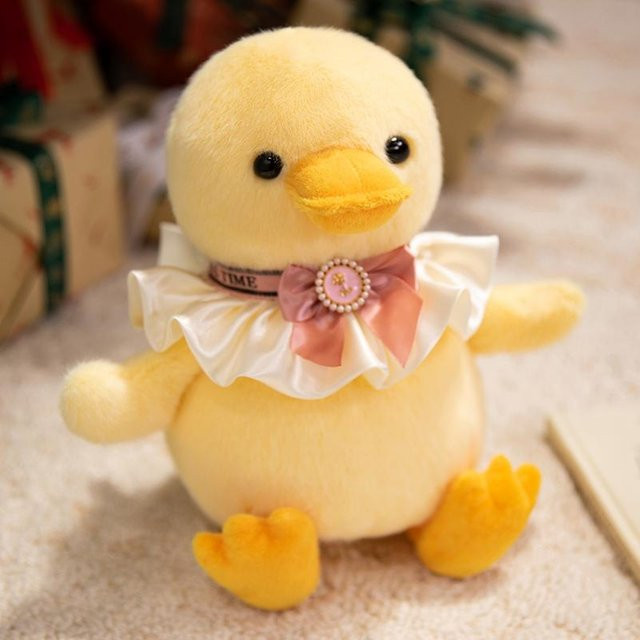 Cartoon-Ente Kaninchen Frosch Küken Puppe, Plüschtiere, 25cm, Bunt / Mehrfarbig - Bild 1