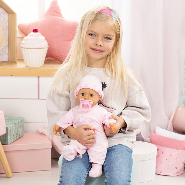 Bayer Design First Words Baby Puppe, mit Funktionen, ab 1,5 Jahre - Bild 1