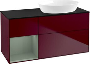 V&B Waschtischunterschrank Finion mit Wandbeleuchtung, Breite: 120 cm, Tiefe: 50,1 cm, Höhe: 50,1 cm, lackiert - Bild 1