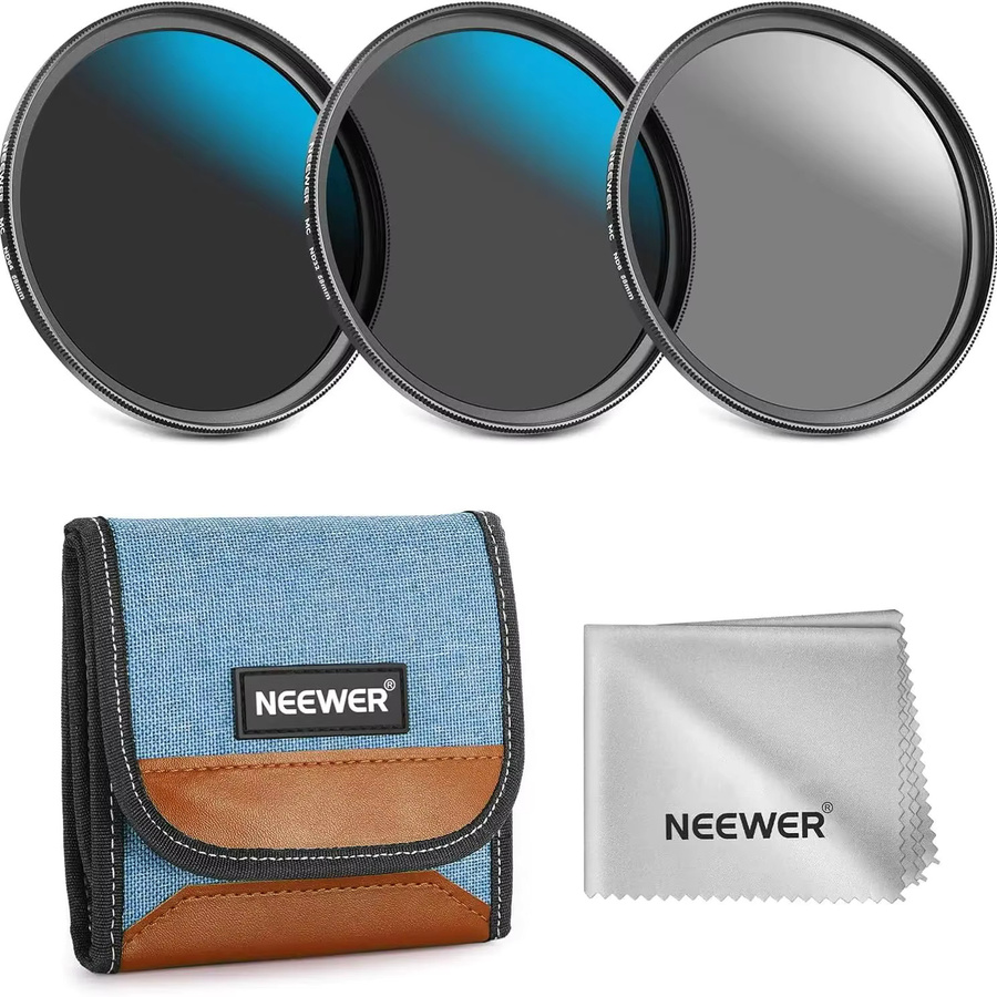 NEEWER ND-Filterset ND8/32/64 (3/5/6 Stopps) in Schwarz, mehrfach beschichteter Kameraobjektivfilter mit neutraler Dichte, 58 mm - Bild 7