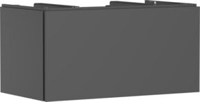 Hansgrohe Waschtischunterschrank Xilesa E 1 mit einer Schublade in Schiefergrau matt, Breite: 98,0 cm, Tiefe: 55,0 cm, Höhe: 55,0 cm - Bild 1