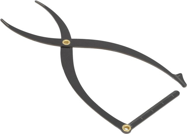 Shoemst Augenbrauenschablone Microblading Lineal, Edelstahl, Schwarz - Bild 1