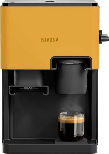 Nivona Cube Siebträgermaschine in Orange mit 15 Bar Druck, Touch-Display und 1,4 l Wassertank - Bild 1