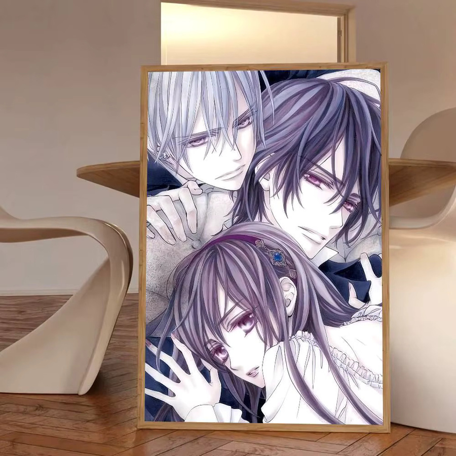 Selbstklebendes und wasserfestes Anime V-Vampire Knight Poster aus Papier in Multicolour - Bild 4