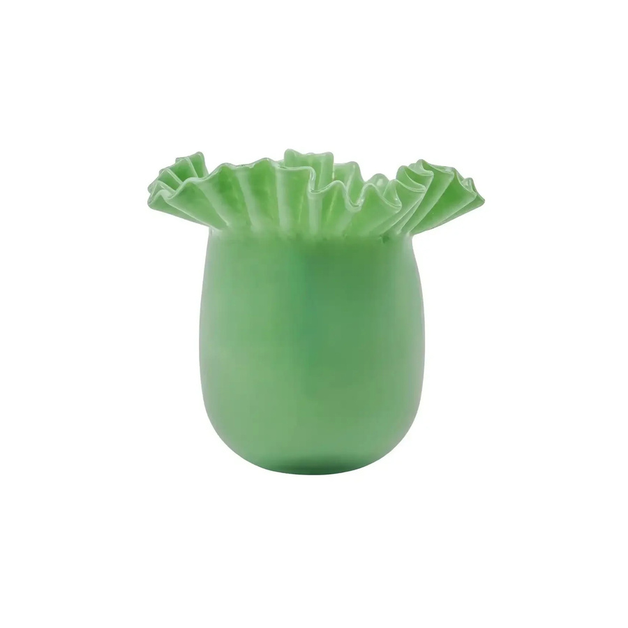 House Doctor Vase Flee aus grünem Glas Höhe: 21 cm - Bild 1