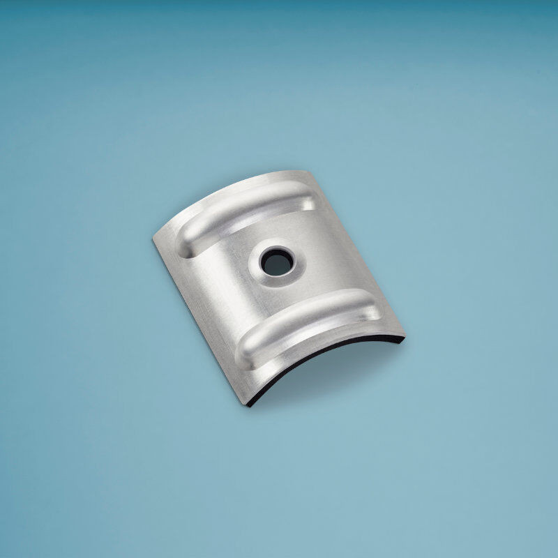 Scobalit Kalotten aus Aluminium pressblank natur in Silber für Lichtplatten - Bild 1