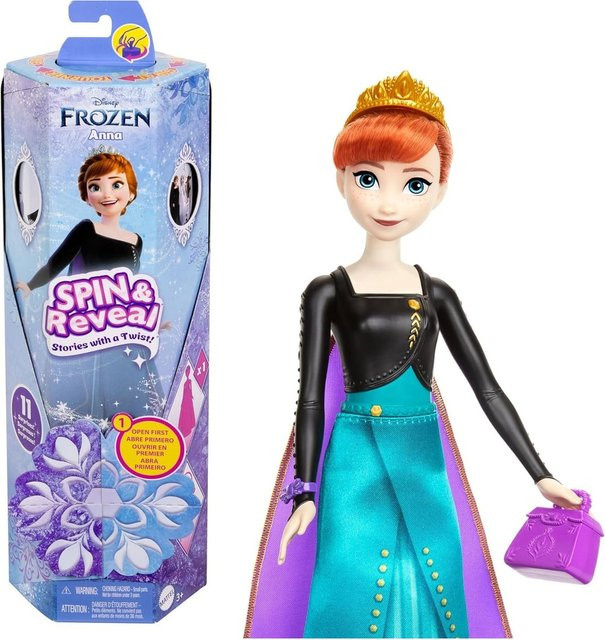 Mattel Disney Frozen Die Eiskönigin Spin & Reveal Anna Puppe - Bild 1