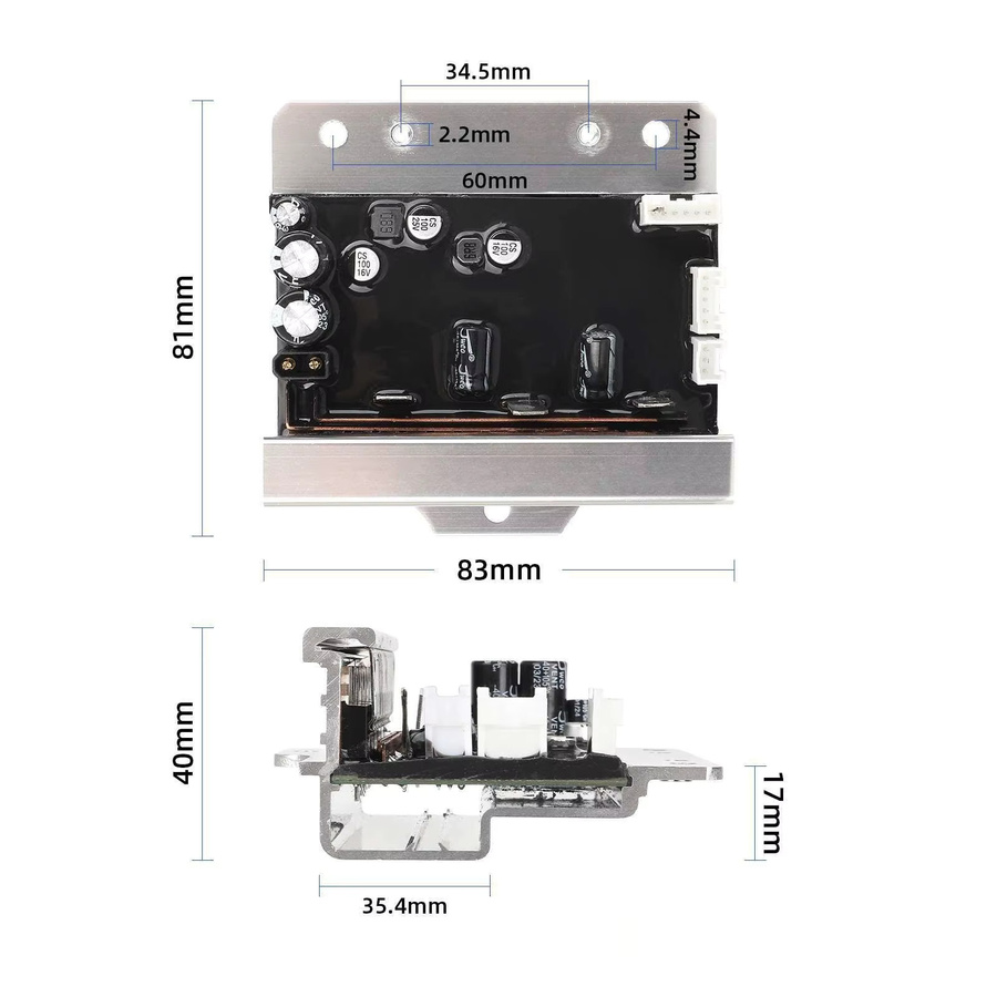 Xiaomi Controller-Motherboard für den Elektroroller 4 Pro in Schwarz - Bild 2