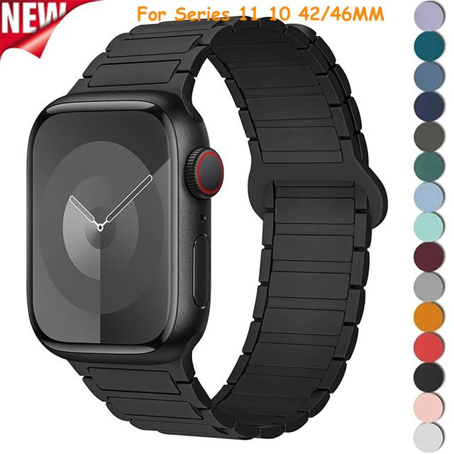 CAOWTAN Uhrenarmband Silikon, orange, Unisex - Bild 1
