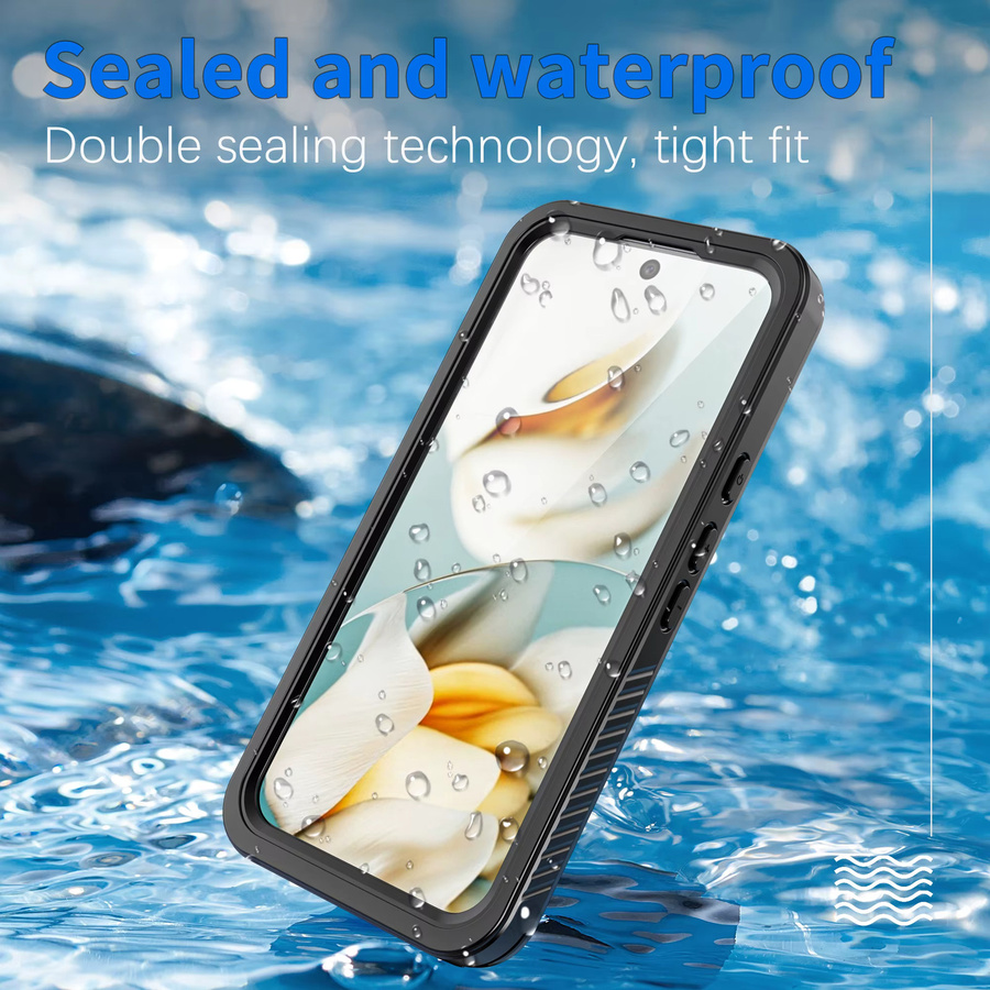 Shellbox wasserdichte Handyhülle in Schwarz, 360° stoßfest und staubdicht mit IP68 Schutz, kompatibel mit Google 10 Pro XL, Google 10, Google 9 Pro XL, Google 9A und Google 9 - Bild 2