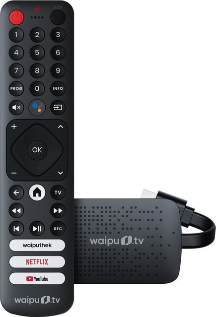 waipu.tv 4K UHD Stick in Schwarz mit HDMI und Wi-Fi - Bild 1