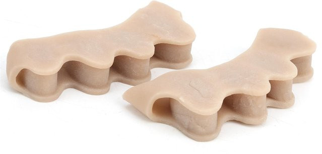 Hallux Valgus Ballen Korrektur Zehentrenner Silikon, 2 Stück, Unisex, beige - Bild 1