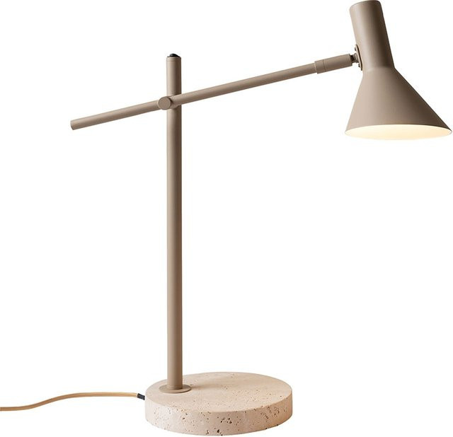 it´s about RoMi Izmir Tischleuchte aus Travertin in Sand/Beige mit E27 Fassung - Bild 1