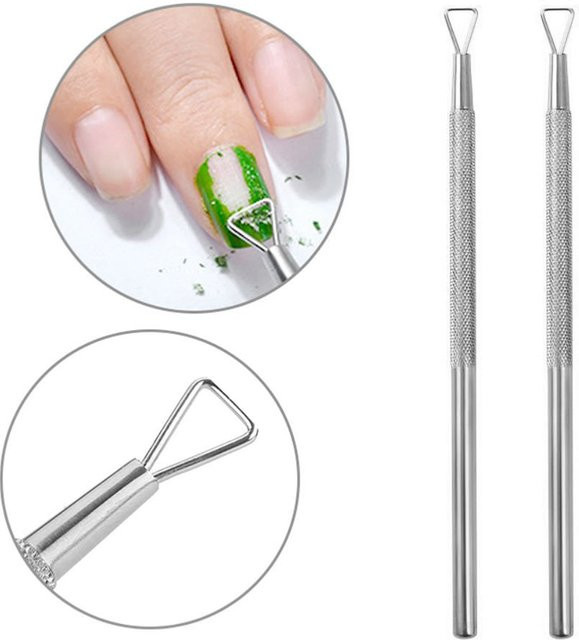 LULAA Nagelhautschieber aus Edelstahl, Silver, Unisex - Bild 1