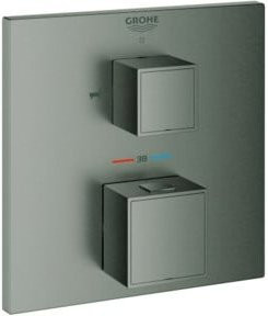 Grohe Grohtherm Cube UP-WA-THM Fertigmontageset mit Thermostat und 2-Wege-Umstellung in Graphit - Bild 1