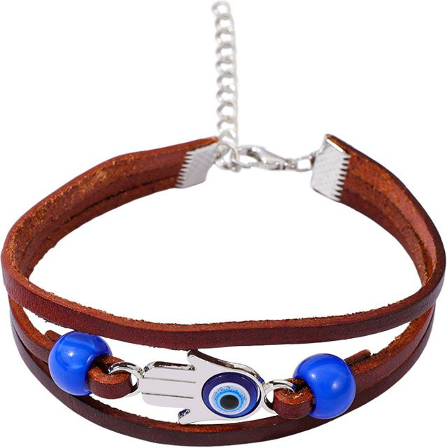 Bandai Spielarmband Ellie Dina, Teufelsauge, Blaue Perlen, Unisex - Bild 1