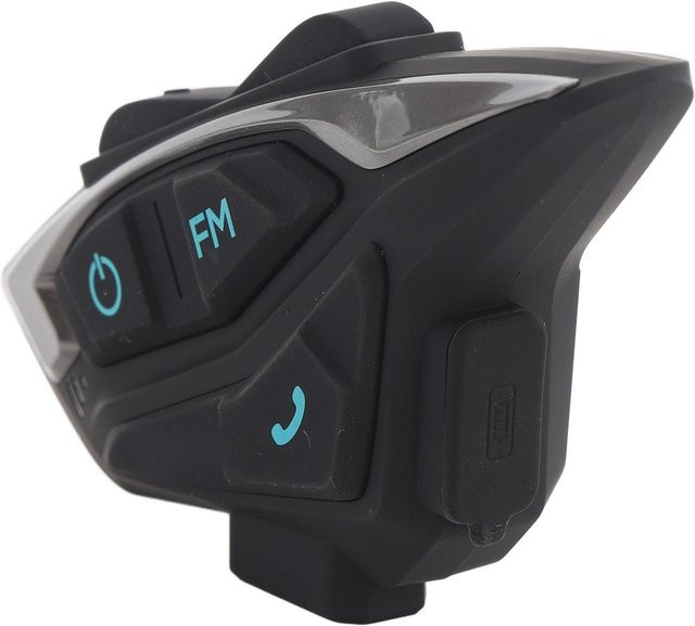 Koogeelife Motorrad Bluetooth Headset für 2 Personen in Schwarz mit GPS-Unterstützung und IP66 Wasserdichtigkeit - Bild 1