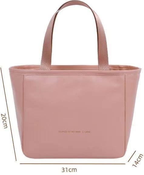 Thermische Lunchbox Tasche von Yiran Furniture in Rosa mit Aluminium-Isolierung für Büro und Picknick - Bild 1