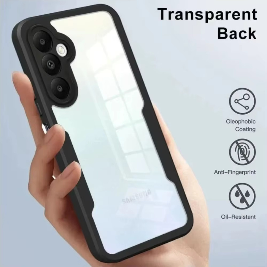Transparente 360-Grad-Ganzkörper-Handyhülle für Samsung Galaxy S26 S25 Ultra Plus Edge FE A57 A56 und weitere Modelle in Blau - Bild 4
