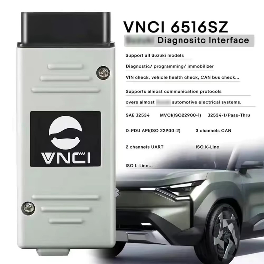 VNCI 6516SZ Diagnose-Tool für Suzuki Fahrzeuge mit OEM-Software zur Programmierung und Wegfahrsperre via WiFi und USB - Bild 3