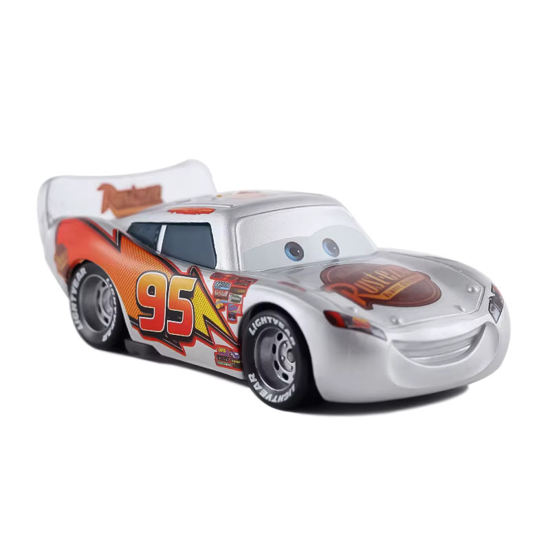 TAKARA TOMY Disney Pixar Cars Lightning McQueen Modellauto, 1:55, Metall - Bild 2