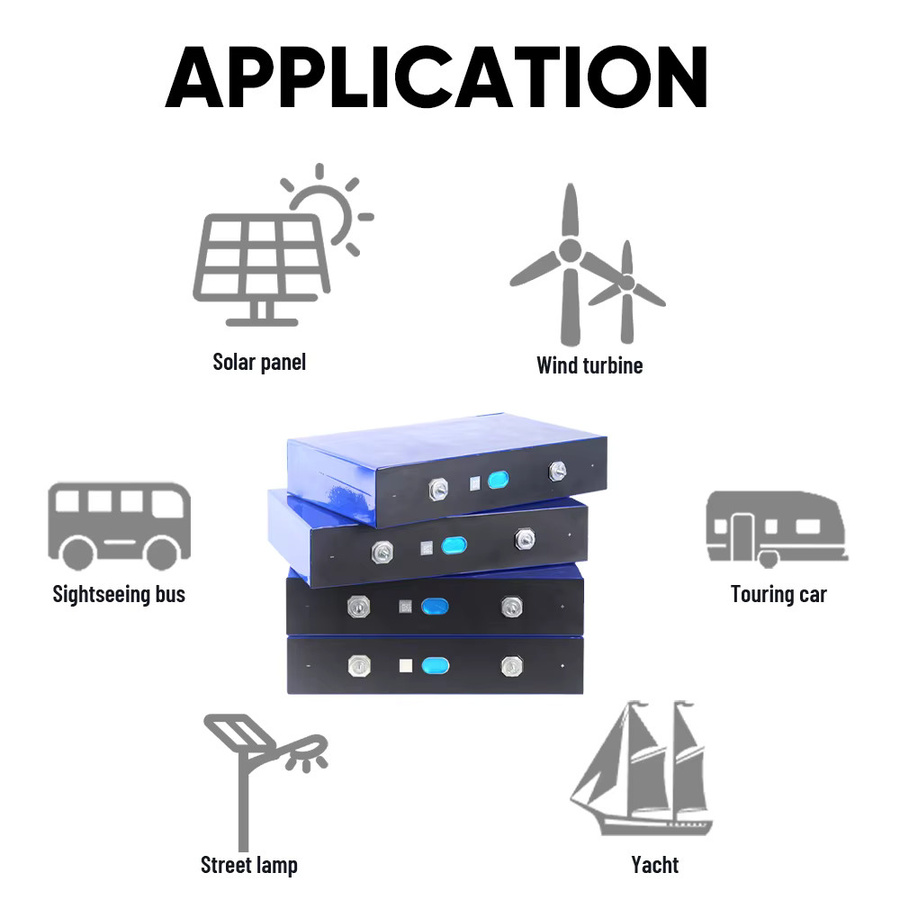EVE 628Ah MB56 LiFePO4-Batteriezelle, prismatische wiederaufladbare 3.2V Zelle für 12V und 48V Systeme - Bild 4