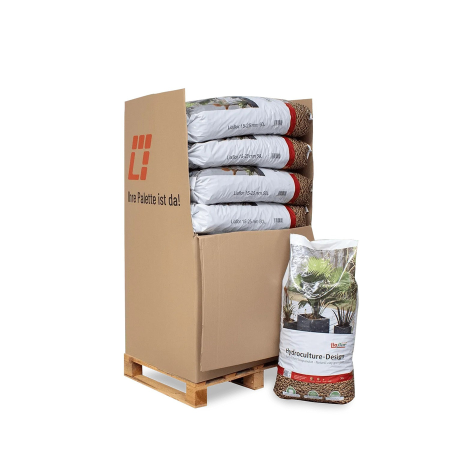 Liaflor Blähton Grob Terrakotta für Balkonpflanzen und Zimmerpflanzen, 650 l (13 x 50 l) - Bild 2