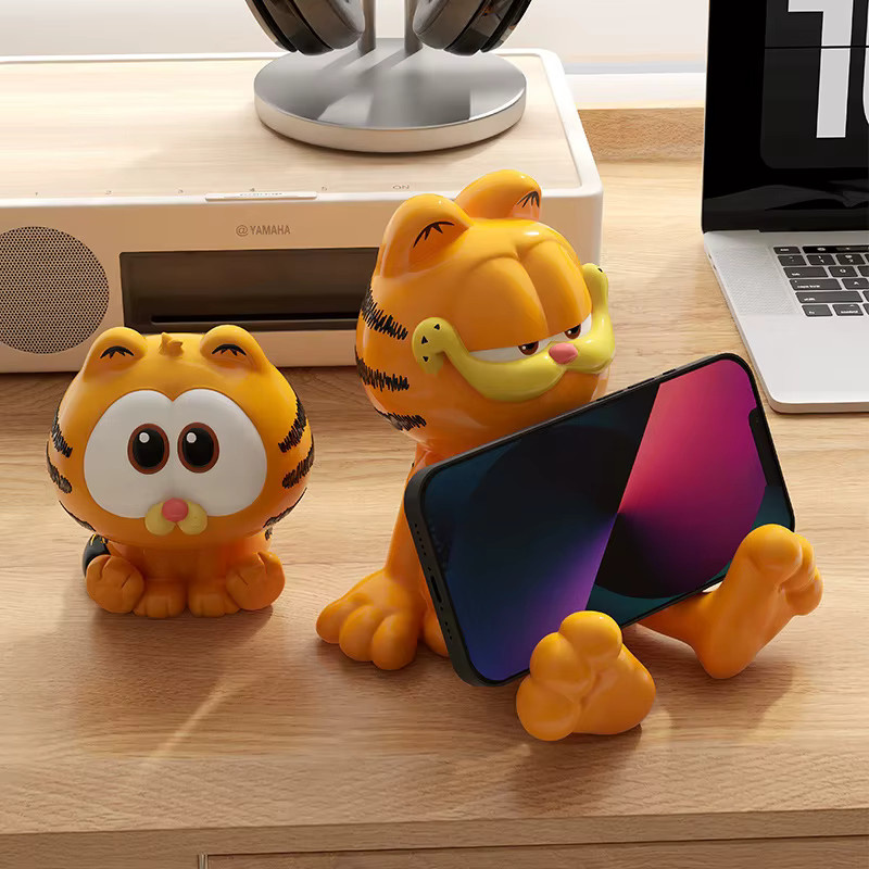 Garfield Desktop-Ornamente, Handyhalterungen, Harz, Kunststoff - Bild 2