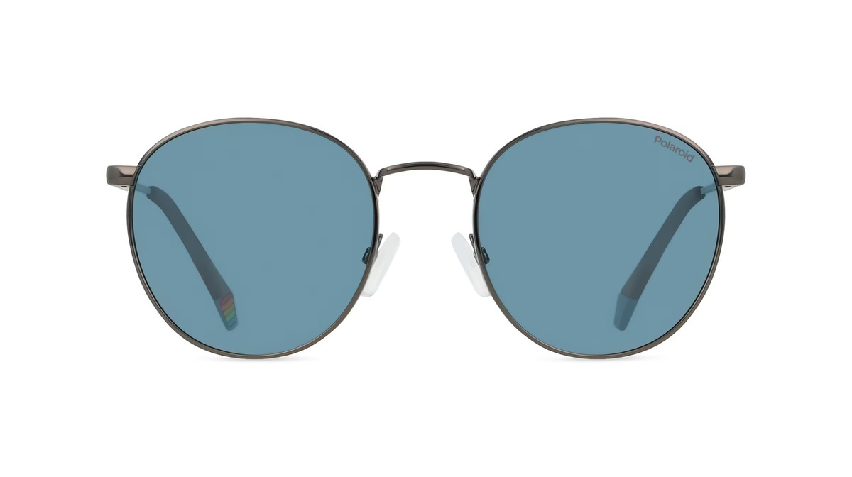 Polaroid PLD 6171/S Sonnenbrille, Vollrand, Oval, Metall, Unisex, grau - Bild 1