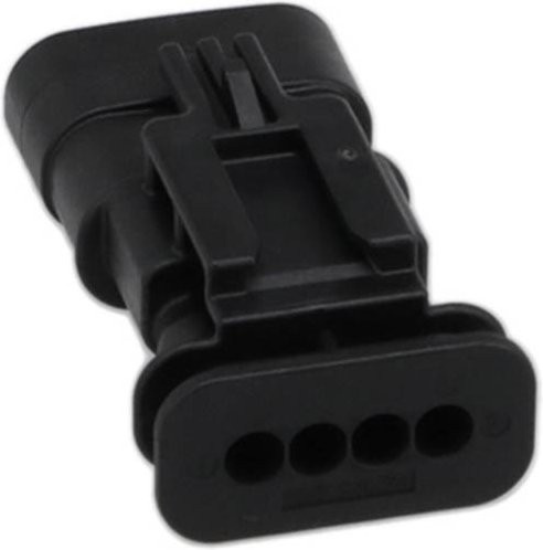Molex Stiftgehäuse-Kabel 4-polig in Schwarz 348994080 - Bild 1