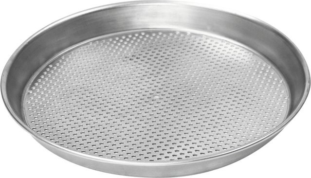 Schneider Pizzablech aus Aluminium, rund, silber, Höhe: 2,5 cm, Durchmesser: 24 cm - Bild 1