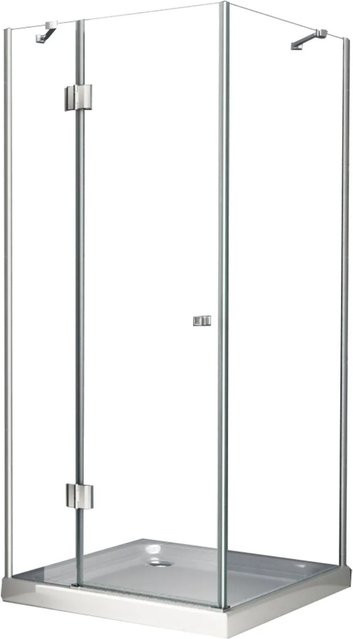 Glasdeals Duschkabine RECREO Eckdusche mit 6 mm Glas, Farbe: Transparent/Silber, B/T/H: 90 x 90 x 190 cm - Bild 1