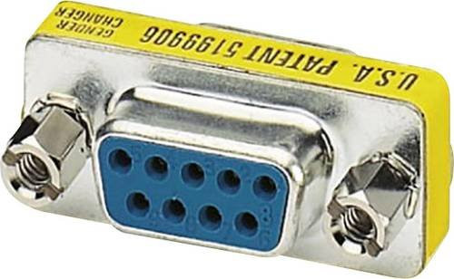 Phoenix Contact Seriell Parallel Adapter Gelb mit 1x D-SUB-Buchse 9pol. zu 1x D-SUB-Buchse 9pol. - Bild 1