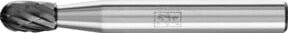 PFERD Hartmetall Hochleistungsfrässtift Tropfen TRE HICOAT universal grau Durchmesser: 6 mm, Länge: 10 mm, Schaft-Ø: 6 mm - Bild 1