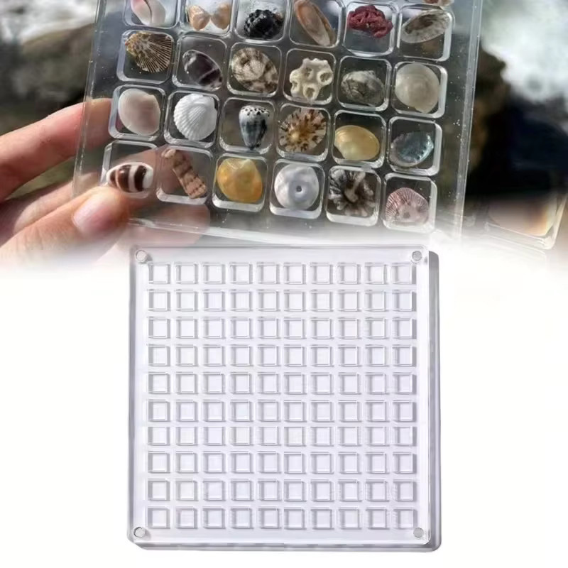 Transparente Acryl-Aufbewahrungsbox für Nagelkunst und Rhinestones als Organizer für dein Nagelstudio - Bild 3
