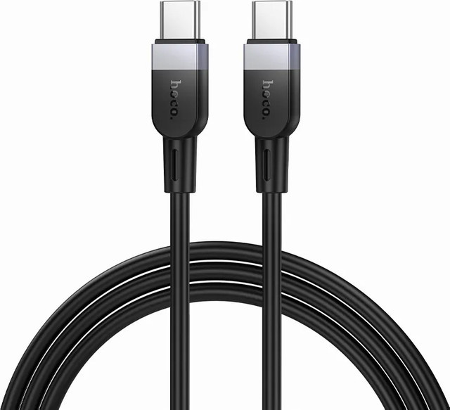 HOCO USB-C Daten- und Ladekabel X109, 60W, Schwarz, Länge: 1 m - Bild 1