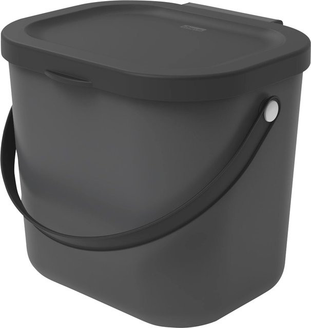 Rotho Mülleimer Albula Recycling Müllsystem Anthrazit 6 l - Bild 1
