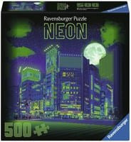 Ravensburger Puzzle Neon Collection Tokio mit 500 Teilen in Neonfarben - Bild 1