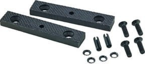 Ersatzbacken für 125mm Schraubstock LEINEN in Schwarz und Stahl - Bild 1